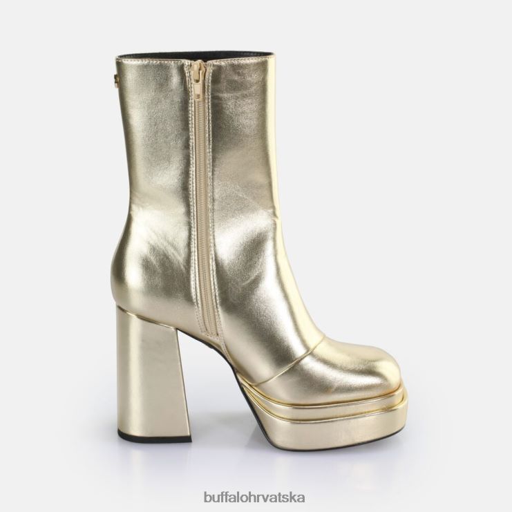zlato Buffalo svibanj zip boot mid ankle boot vegan |čizme TDD6T534